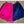 Pink and Navy Harlequin Rugby Shorts
