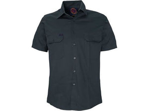 Shorted Sleeved Cotton Work Shirt