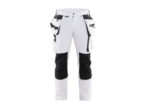 4-way-stretch painter's Work Trousers - White/Dark grey - 30R