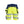 Hi-Vis shorts 4-way stretch - Hi-vis yellow/navy blue - 30R