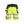 Hi-Vis shorts 4-way stretch - Hi-vis yellow/Black - 30R