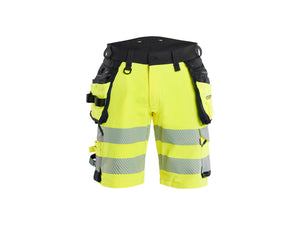 Hi-Vis shorts 4-way stretch - Hi-vis yellow/Black - 30R