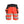 Hi-Vis shorts 4-way stretch - Red hi-vis/black - 30R