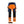 Hi-Vis Work Trousers 4-way stretch - Orange/Navy blue - 30R