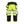 Hi-vis Pirate Work Trousers 4-way Stretch - Hi-vis yellow/Black - 30R