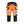 Hi-vis Pirate Work Trousers 4-way Stretch - Orange/Navy blue - 30R