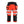 Hi-vis Pirate Work Trousers 4-way Stretch - Red hi-vis/black - 30R
