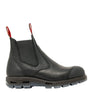 Redback Boots | Black HD Safety Boots with Scuff Cap (USBBKSC)