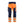 Hi-Vis Work Trousers 4-Way Stretch - Orange/Navy blue - 30L
