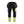 Blåkläder ToolRig™ Hi-Vis Work Trousers 4-Way Stretch - Black/Hi-vis yellow - 30S