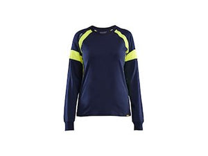 Blaklader Women's Long-Sleeved T-shirt with Hi-Vis