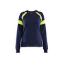 Blaklader Women's Long-Sleeved T-shirt with Hi-Vis