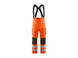 Rain Work Trousers Hi-Vis LEVEL 2 - Orange - 4XL