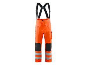 Rain Work Trousers Hi-Vis Level 3 - Orange - 4XL