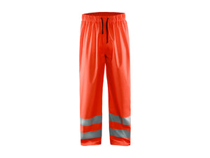 Rain Work Trousers Hi-Vis LEVEL 1 - Red hi-vis - 4XL