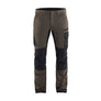 4-way-stretch service Work Trousers - Dark olive green/Black - 30R