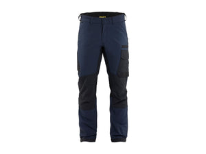 4-way-stretch service Work Trousers - Dark navy/Black - 30R