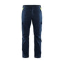 Industry Work Trousers stretch - Dark navy blue/Hi-vis yellow - 30L