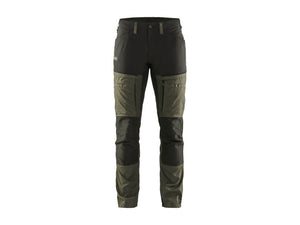 Service Work Trousers with stretch - Dark olive green/Black - 30R