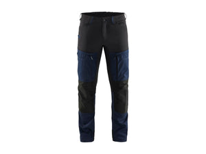 Service Work Trousers with stretch - Dark navy/Black - 30R