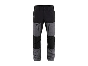 Service Work Trousers with stretch - Mid grey/Black - 30R
