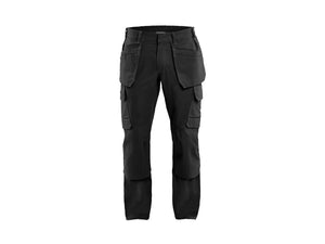 Industrial Work Trousers Stretch - Black - 30L