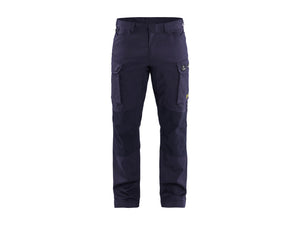 Flame resistant inherent Work Trousers with stretch - Navy blue - 30R