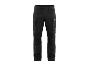 Flame resistant inherent Work Trousers with stretch - Black - 30R