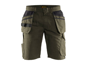 Service shorts with tool pockets - Dark olive green/Black - 30R