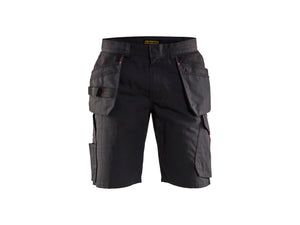 Service shorts with tool pockets - Black/Red - 30R