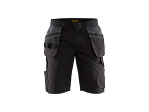 Service shorts with tool pockets - Black/Dark grey - 30R