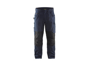 Service Work Trousers with Stretch - Dark navy/Black - 30R