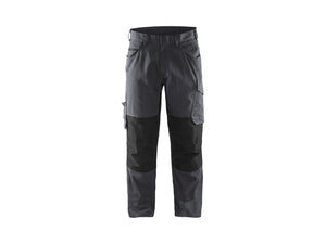 Service Work Trousers with Stretch - Mid grey/Black - 30R