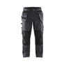 Service Work Trousers with stretch and tool pockets - Mid grey/Black - 30R