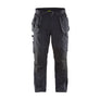 Service Work Trousers with stretch and tool pockets - Black/Dark grey - 30R