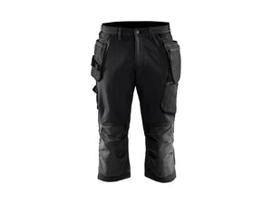 Craftsman Pirate Work Trousers 4-way stretch - Black/Dark grey - 30R
