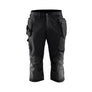 Craftsman Pirate Work Trousers 4-way stretch - Black/Dark grey - 30R