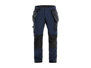 Craftsman Work Trousers 4-way stretch - Dark navy/Black - 30R