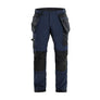 Craftsman Work Trousers 4-way stretch - Dark navy/Black - 30R