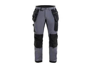 Craftsman Work Trousers 4-way stretch - Mid grey/Black - 30R