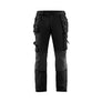 Craftsman Work Trousers 4-way stretch - Black/Dark grey - 30R