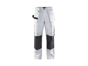Painter Work Trousers - White/Dark grey - 30R