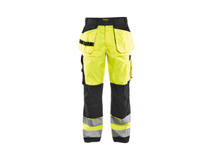 Hi-Vis Work Trousers - Hi-vis yellow/Black - 30S