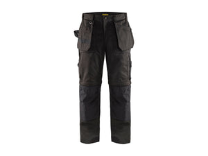 Zip-Off Work Trousers - Black - 30R