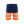 Hi-Vis shorts with stretch - Navy blue/Orange - 30R