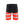 Hi-Vis shorts with stretch - Black/Red hi-vis - 30R