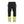 Hi-Vis Work Trousers with stretch - Black/Hi-vis yellow - 30L