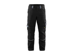 Flame resistant Work Trousers - Black/Grey - 30R