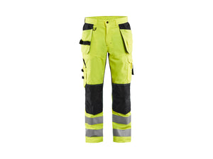 Ventilated Hi-Vis Work Trousers - Hi-vis yellow/Black - 30R