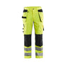 Ventilated Hi-Vis Work Trousers - Hi-vis yellow/Black - 30R